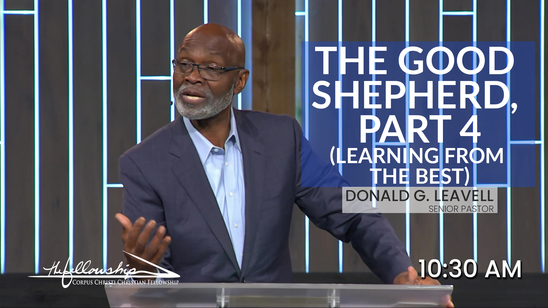 THE GOOD SHEPHERD, Part 4 (LEARNING FROM THE BEST)  10:30 AM  7/7/24 - Video episode artwork