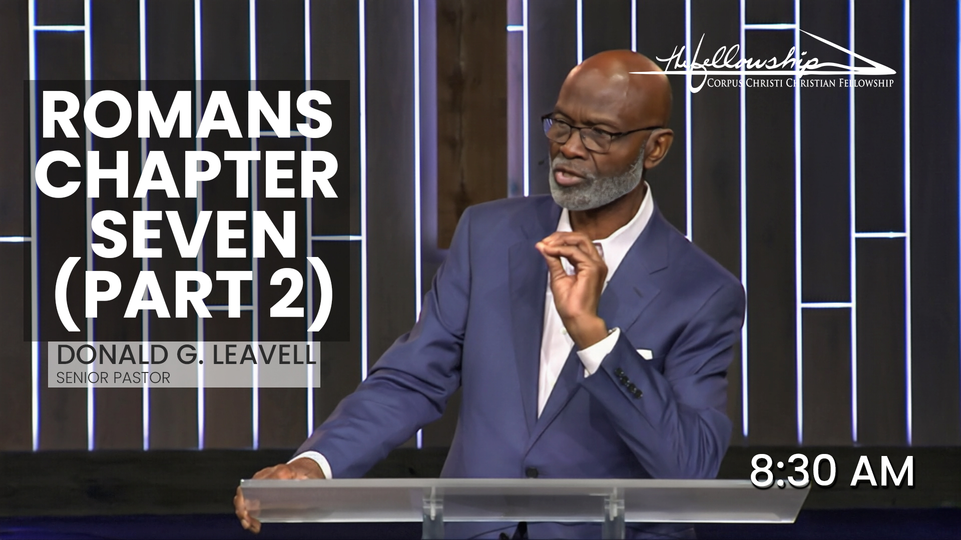 Romans Chapter Seven, Part 2  8:30 a.m. 5/28/23 - Video episode artwork