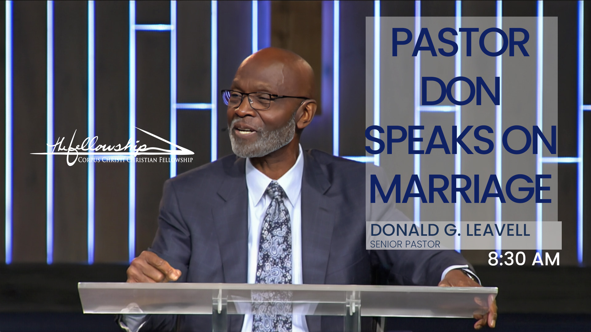 Pastor Don Speaks On Marriage  8:30 a.m.  4/16/23 - Audio episode artwork