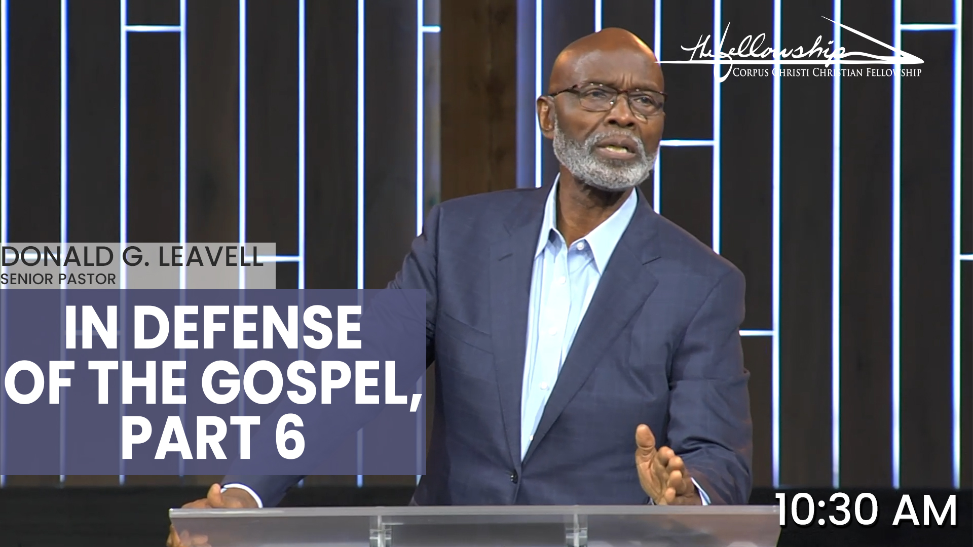 IN DEFENSE OF THE GOSPEL, PART 6   10:30 AM 8/25/24 - Audio episode artwork