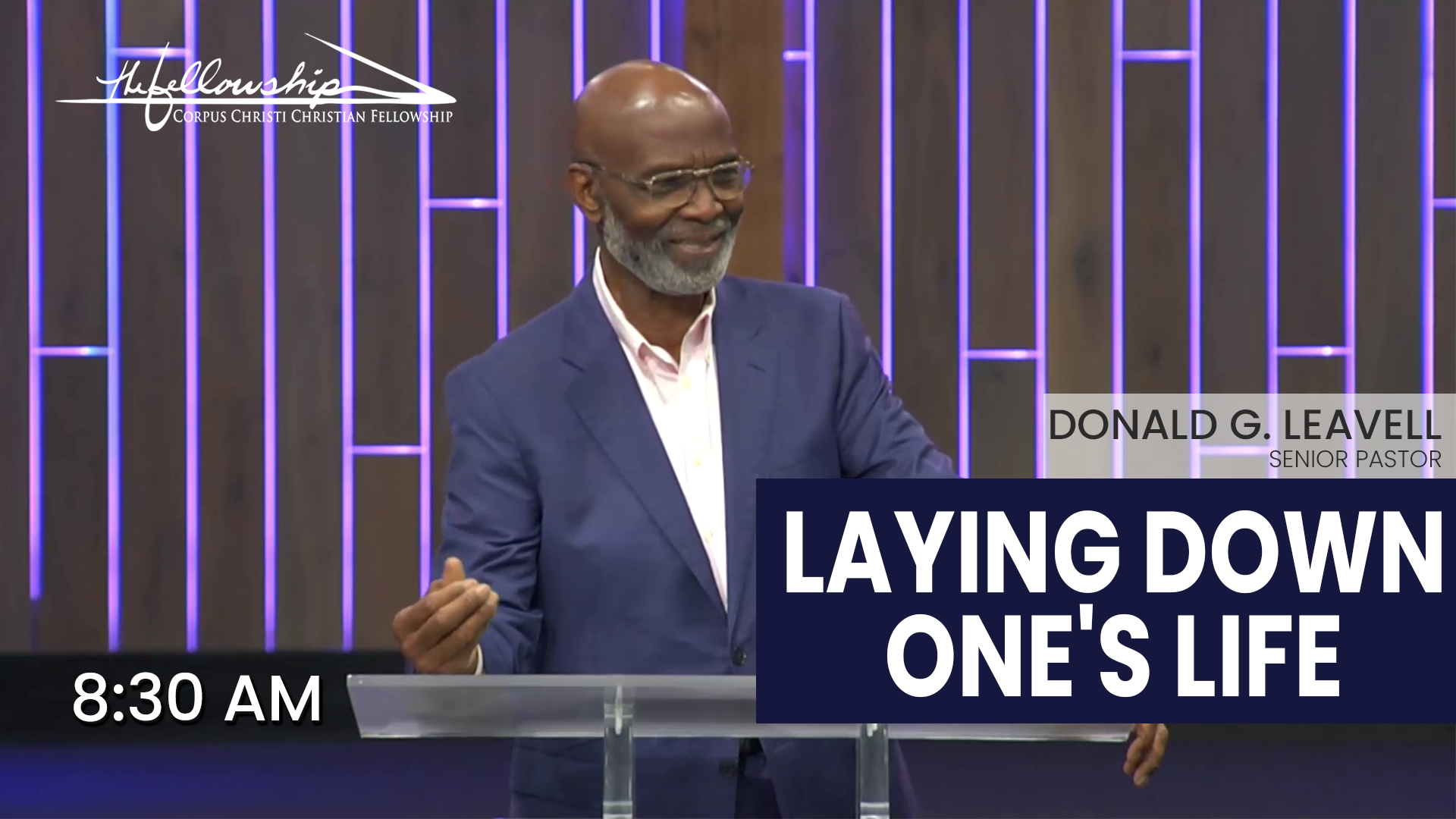 LAYING DOWN ONE’S LIFE  8:30 AM  4/6/25 - Video episode artwork