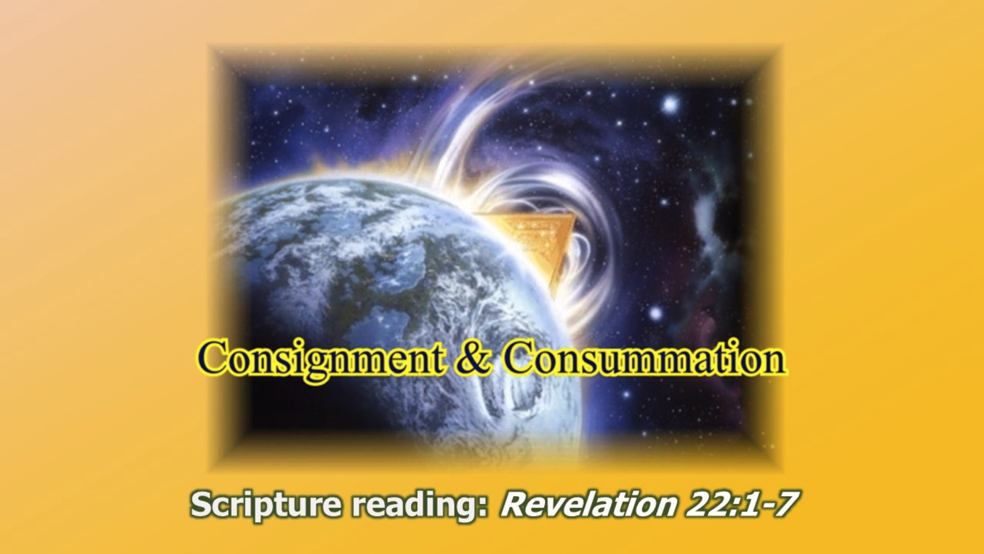Consignment and Consummation