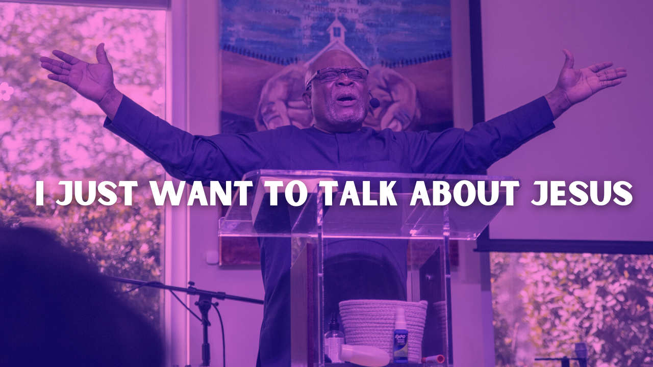 I just want to talk about Jesus - Audio