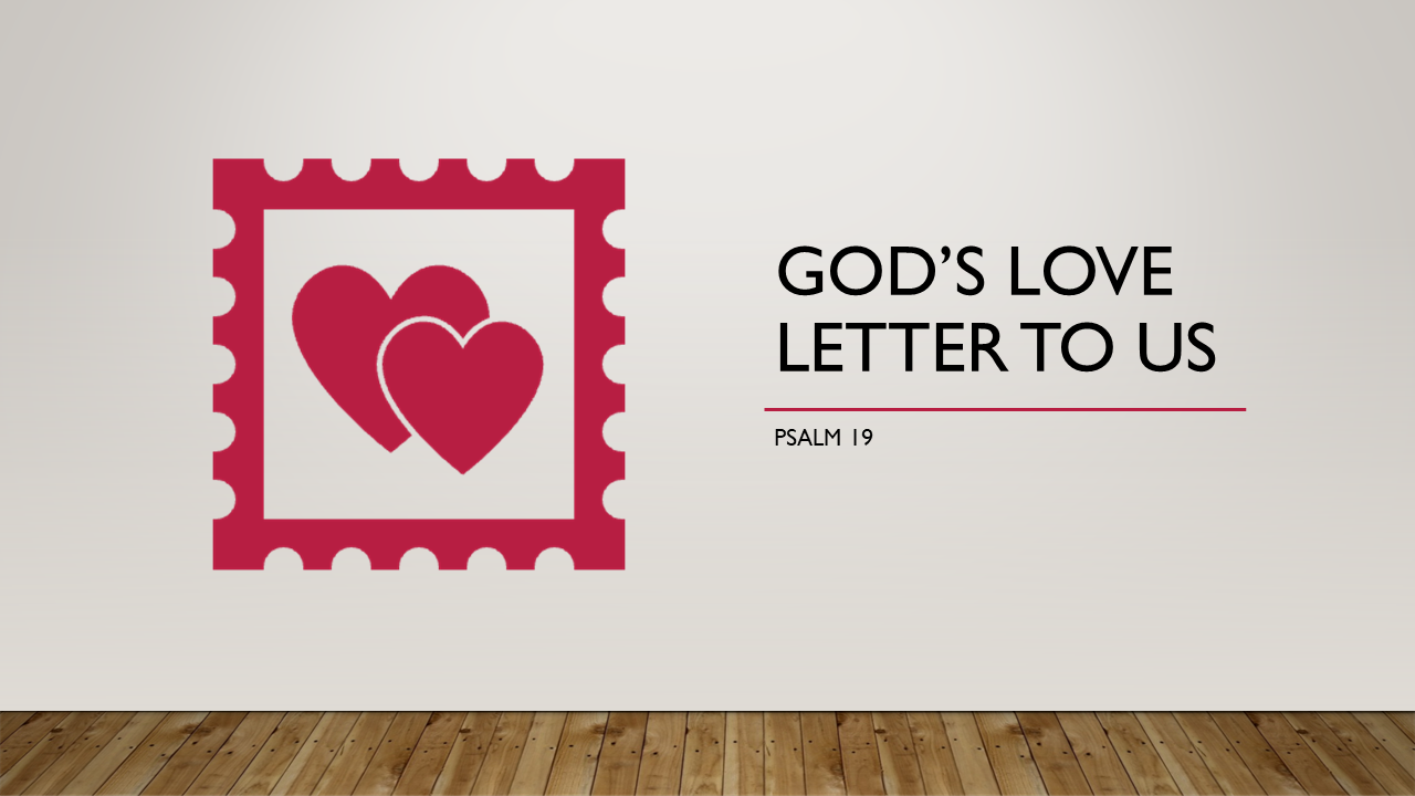God's Love Letter to Us - Audio