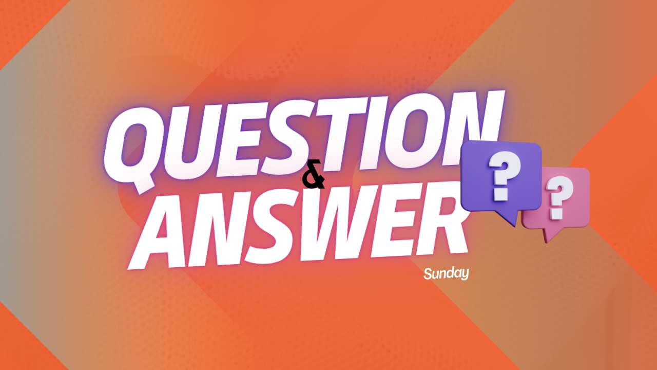 Q and A Sunday - Audio