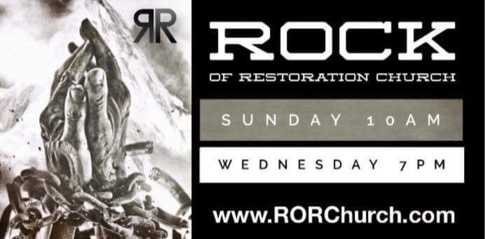 Rock of Restoration Church logo