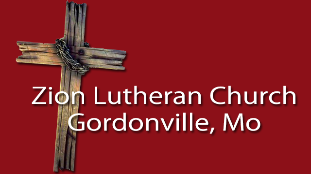 Zion Lutheran Church Gordonville, Mo logo