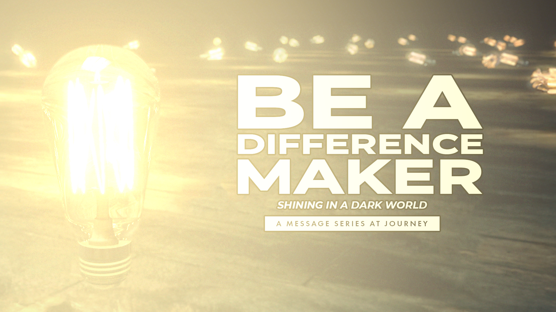 'Be A Difference Maker - Week 4' - 1.26.2025 episode artwork