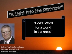 "Light Into the Darkness" - by Dr. Jerry N Watts logo