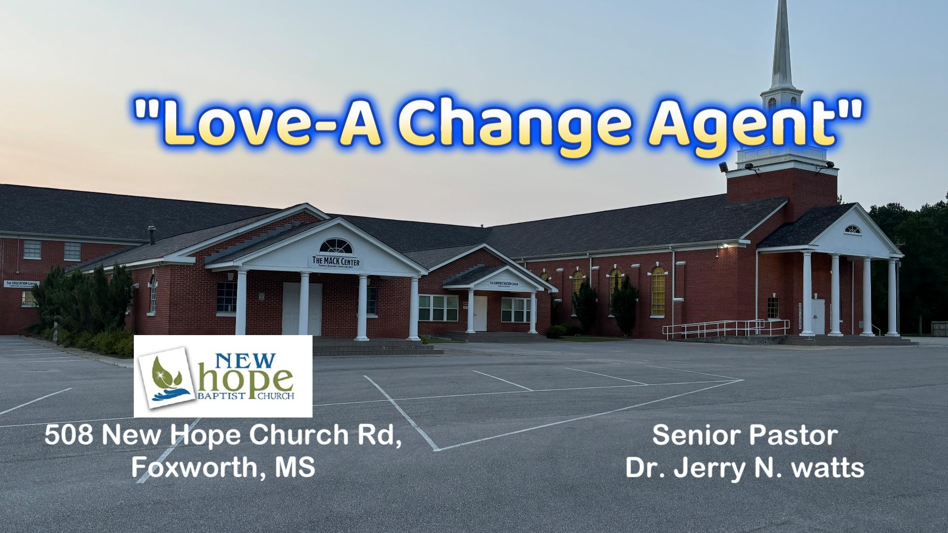 06-01-25 - Love-A Change Agent - Audio