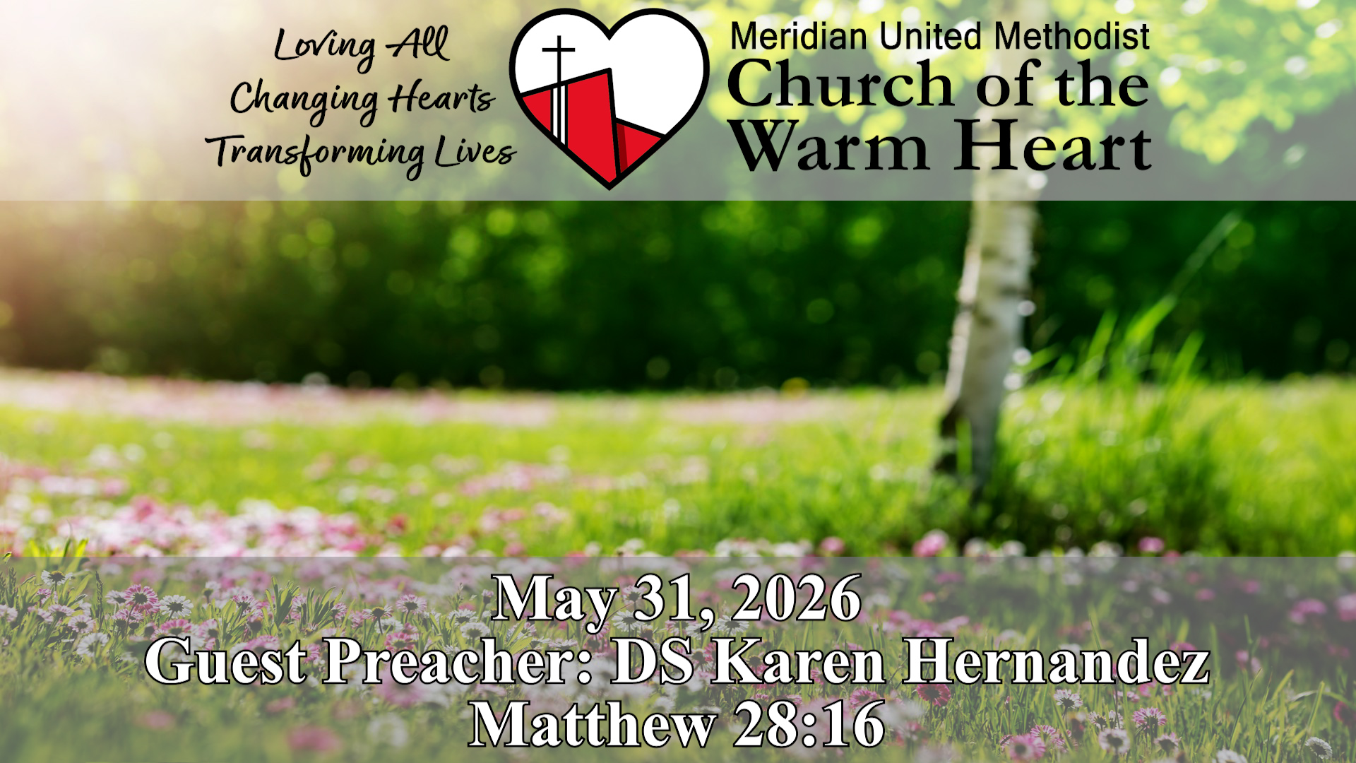 2026-05-31 Guest Preacher: DS Karen Hernandez - Video episode artwork