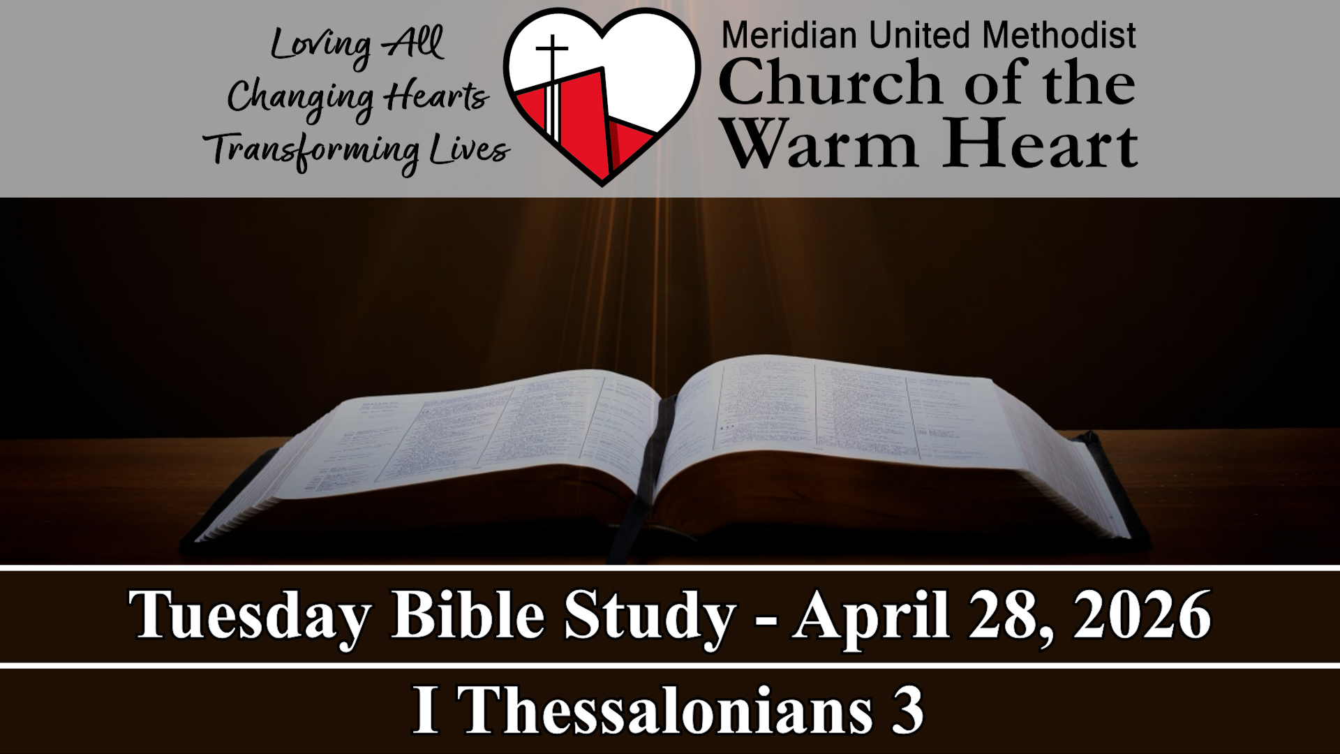 2026-04-28 Tuesday Bible Study of I Thessalonians 3 - Audio episode artwork