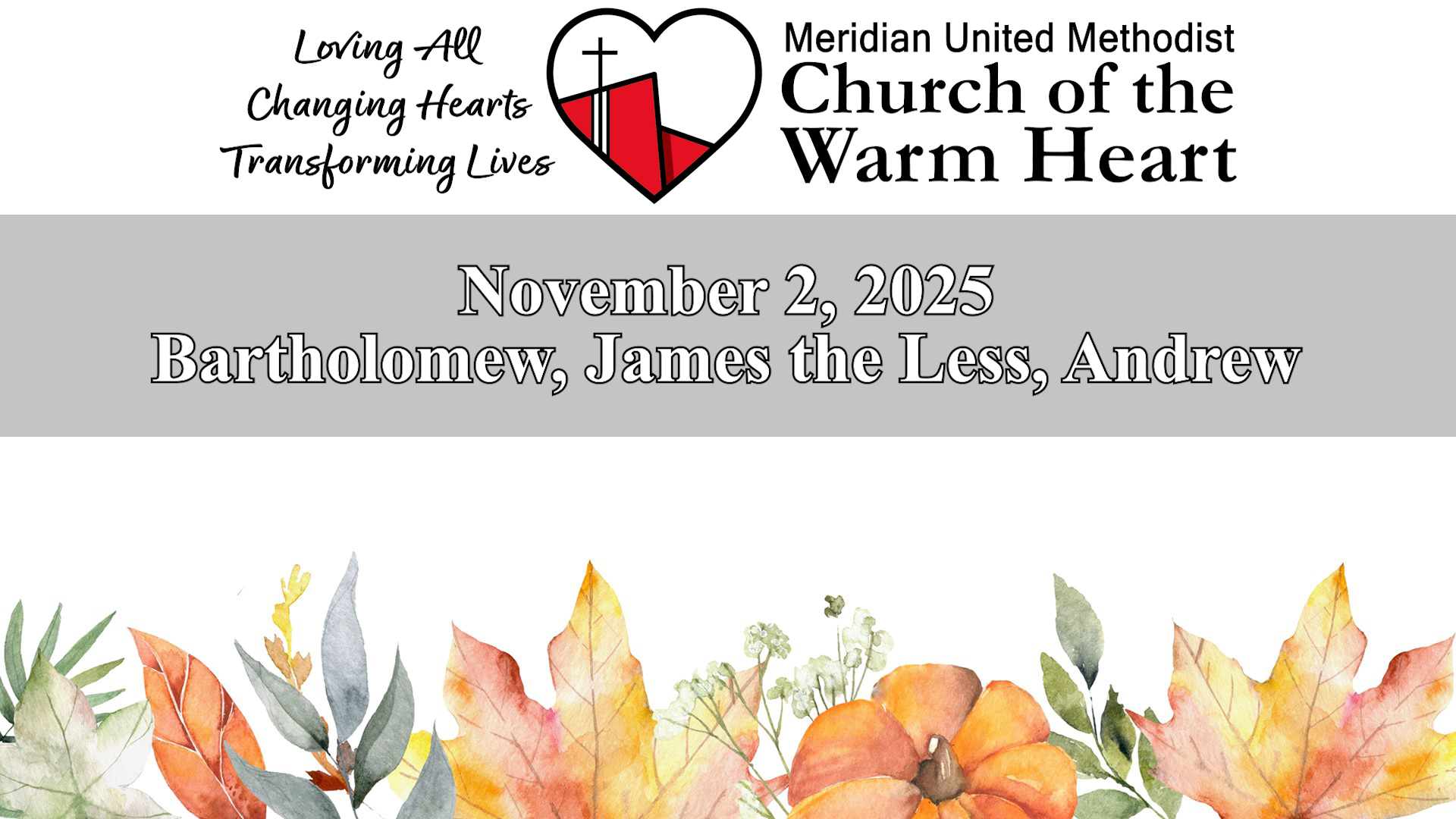 2025-11-02 Bartholomew, James the Less, Andrew - Audio episode artwork