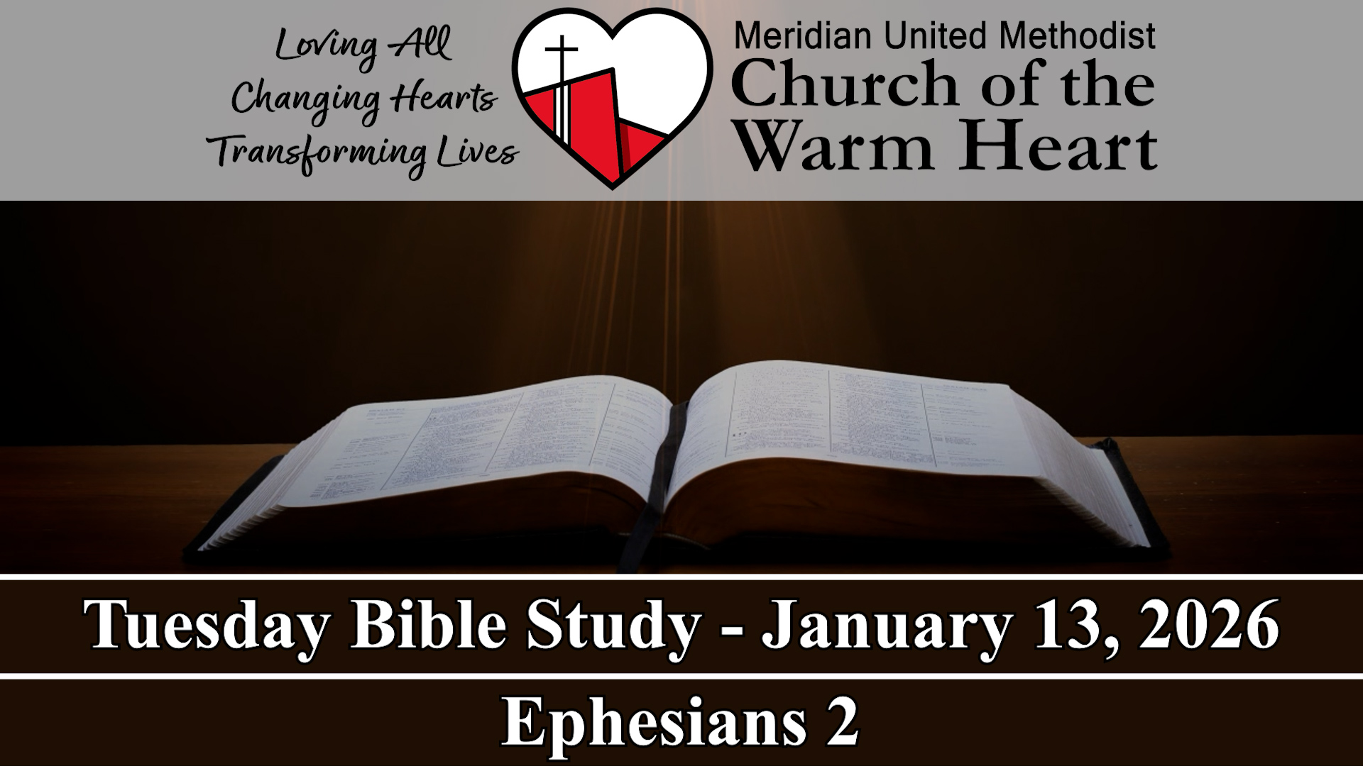 2026-01-13 Tuesday Bible Study of Ephesians 2 - Audio episode artwork