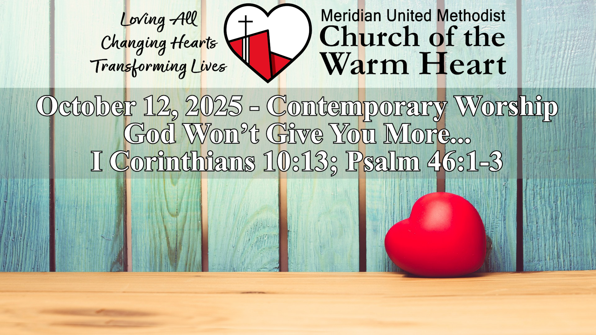 2025-10-12 Contemporary Worship - Audio episode artwork