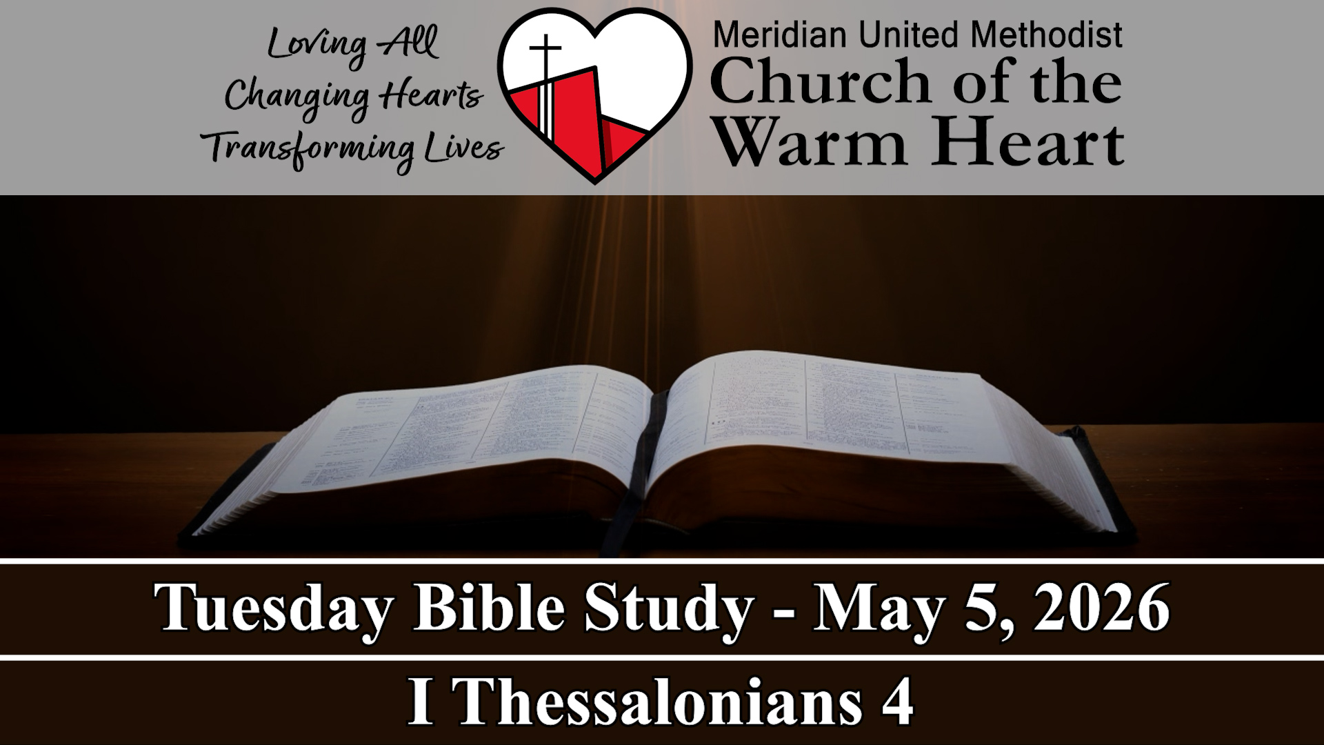 2026-05-05 Tuesday Bible Study of I Thessalonians 4 - Audio episode artwork