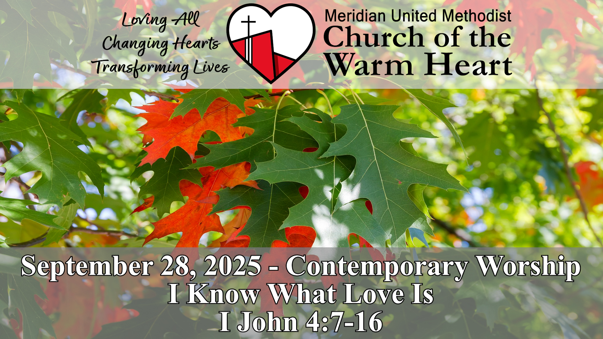 2025-09-28 Contemporary Worship - Audio episode artwork