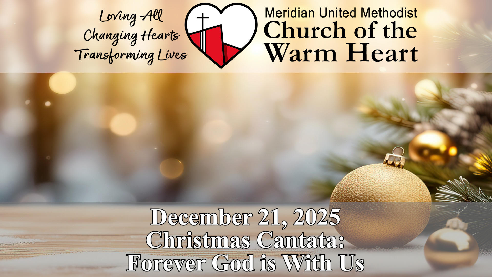 2025-12-21 Christmas Cantata: Forever God is With Us - Audio episode artwork