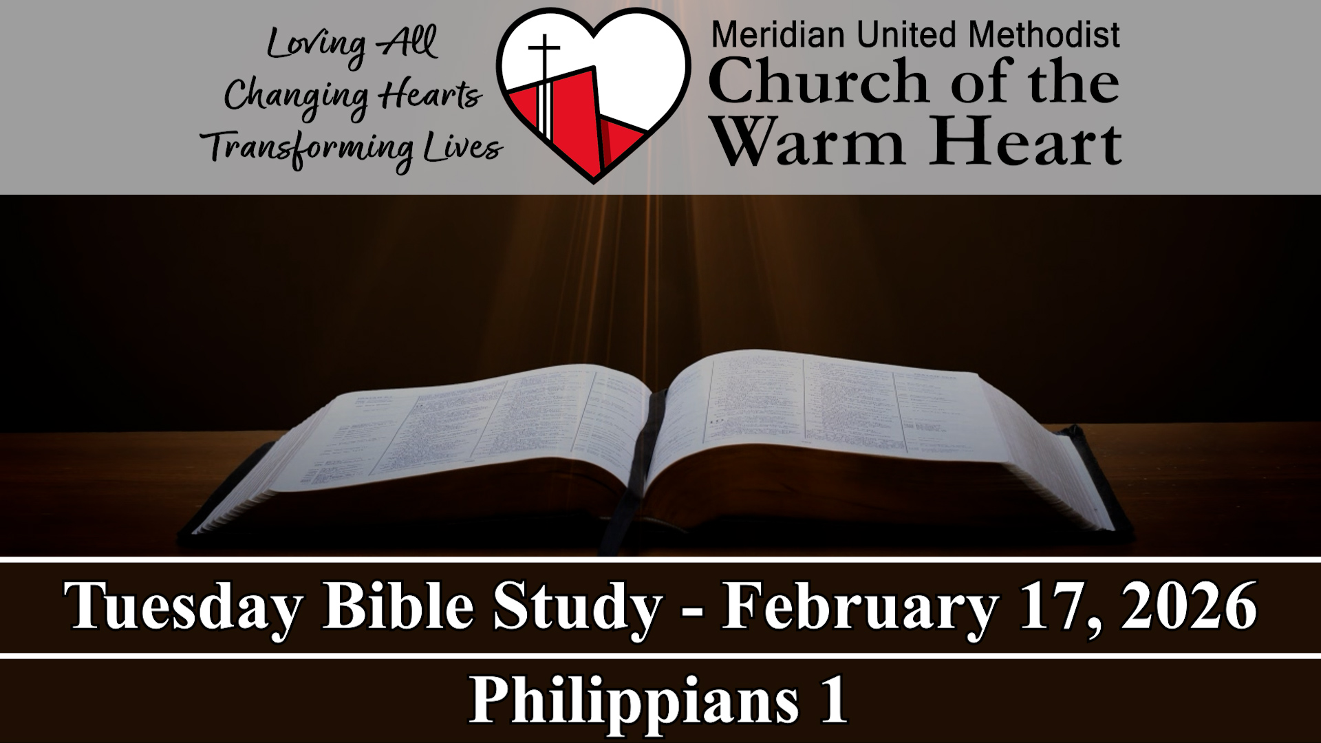 2026-02-17 Tuesday bible Study of Philippians 1 - Audio episode artwork