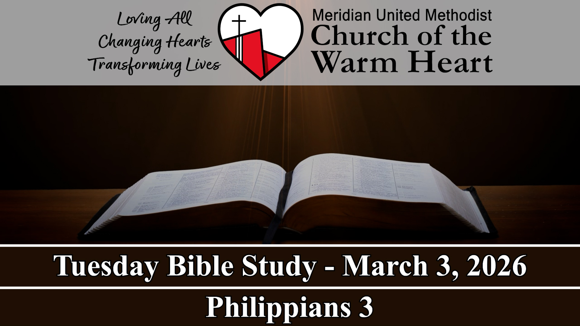 2026-03-03 Tuesday Bible Study of Philippians 3 - Audio episode artwork