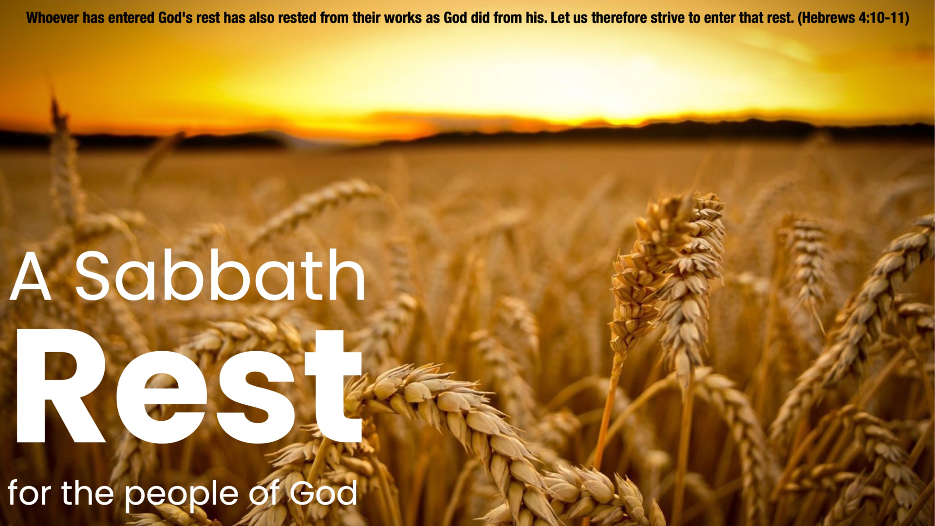 2. The Sabbath Profaned