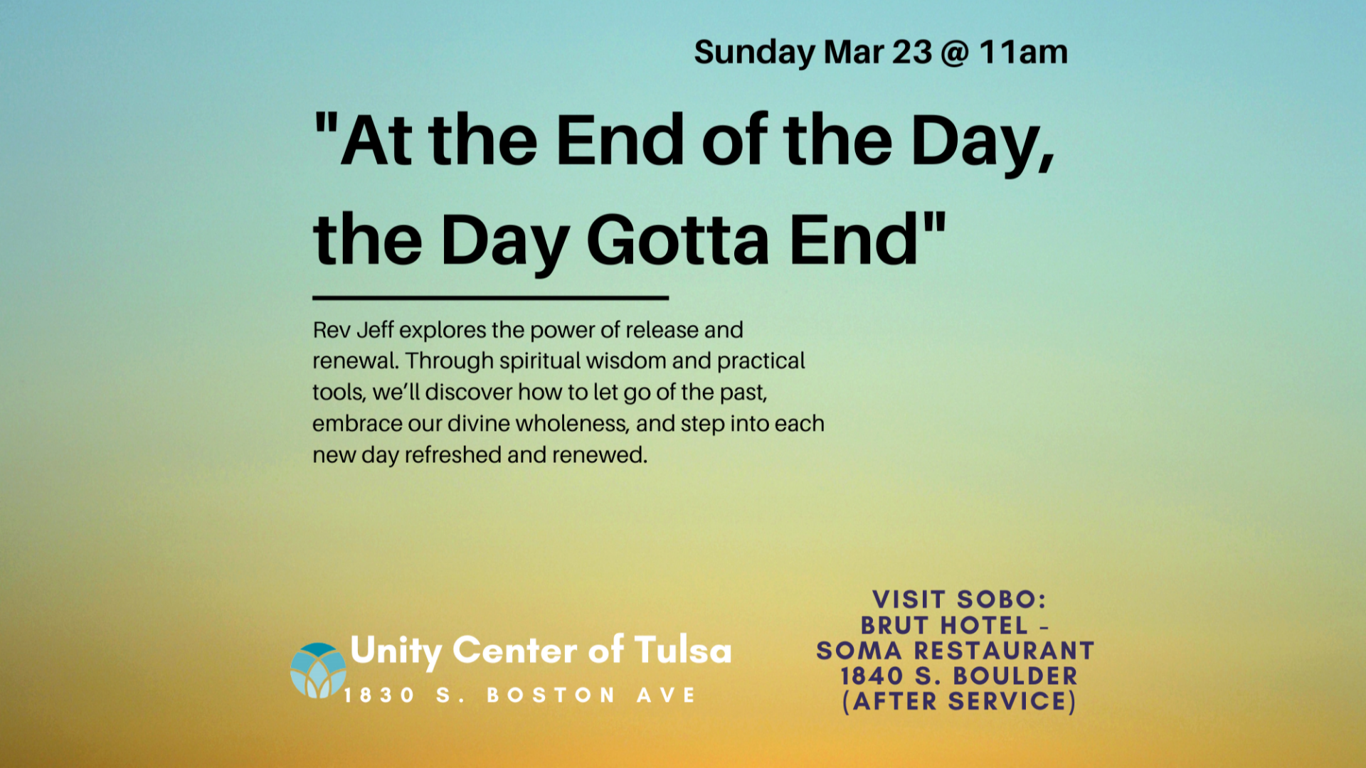 Rev Jeff Staton - 2025/03/23