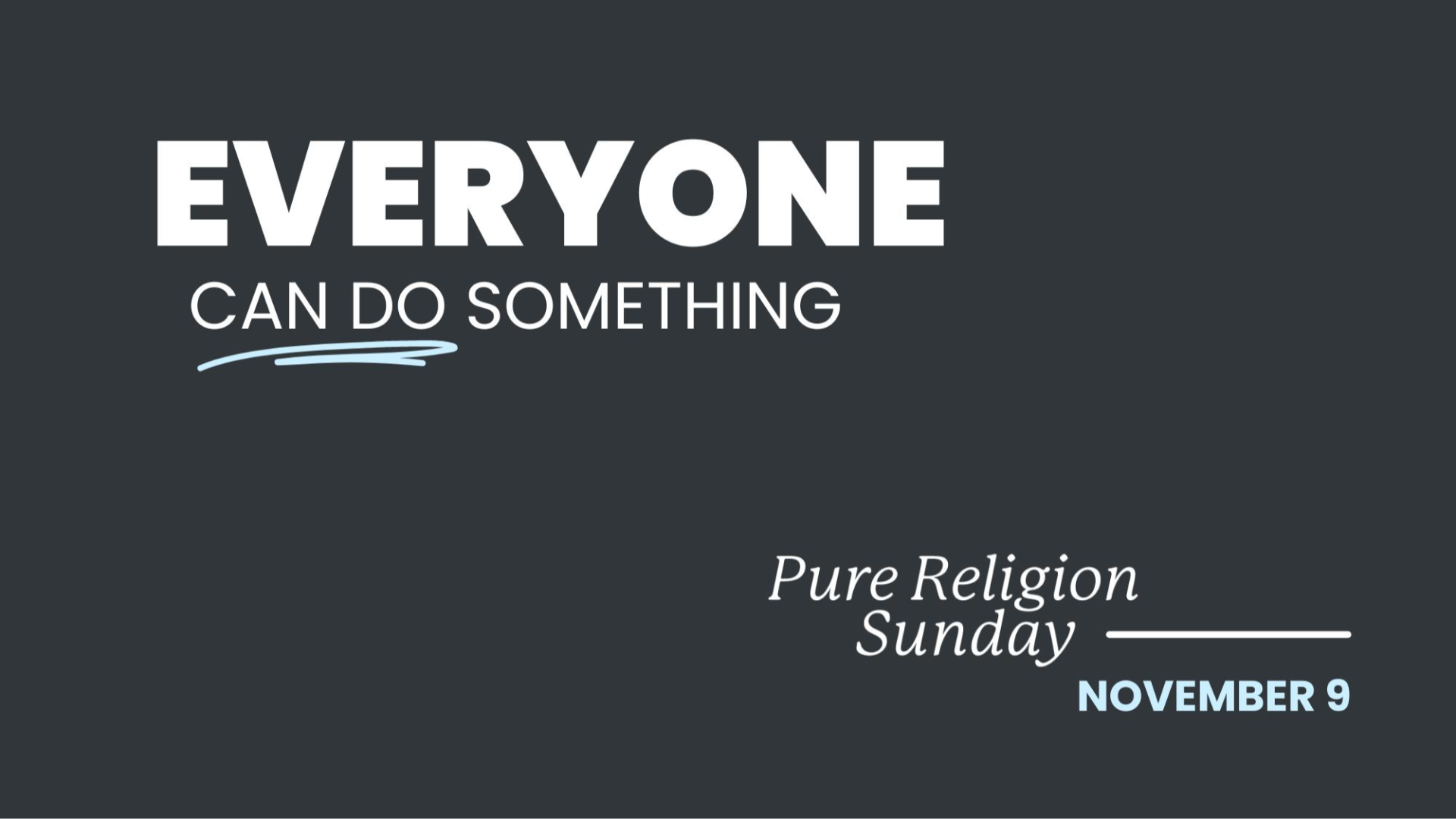 November 9th - Steve Hambrick - Pure Religion Sunday - Audio episode artwork