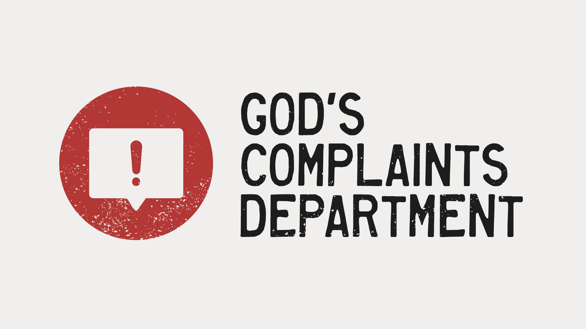 God's Complaints Department episode artwork