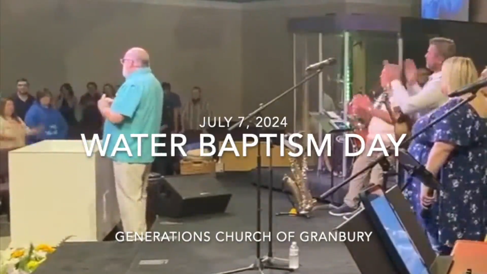 WATER BAPTISMS - July 7, 2024 episode artwork