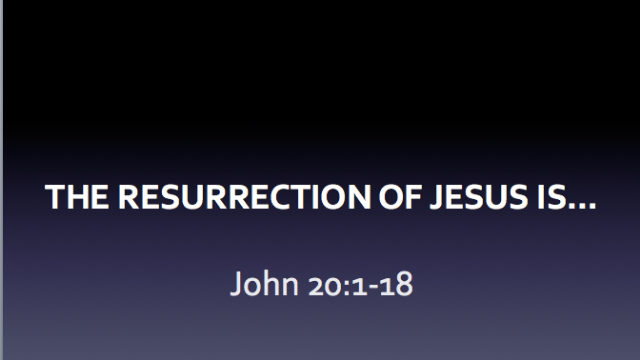 John 20:1-18  - THE RESURRECTION OF JESUS IS..... - Audio episode artwork