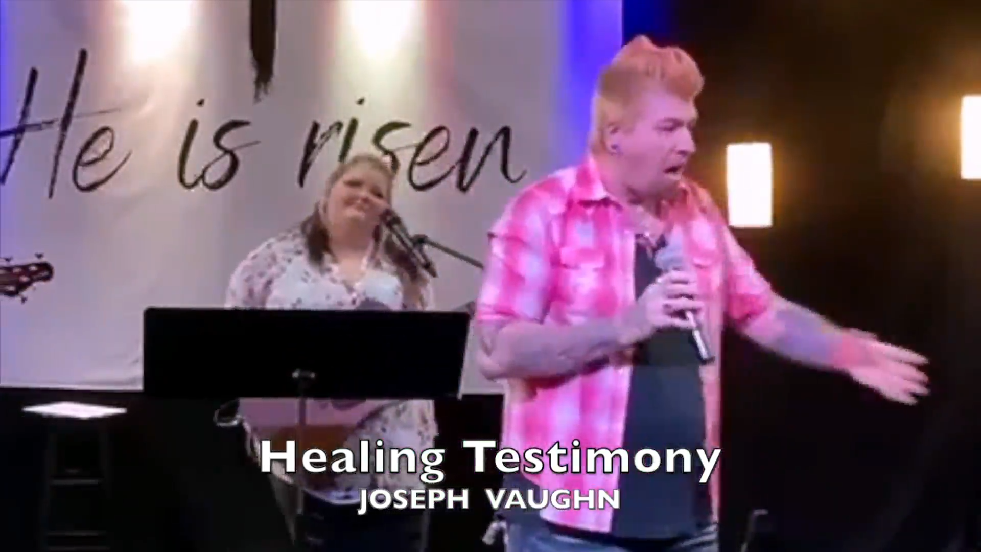 HEALING TESTIMONY - Joseph Vaughn - Audio