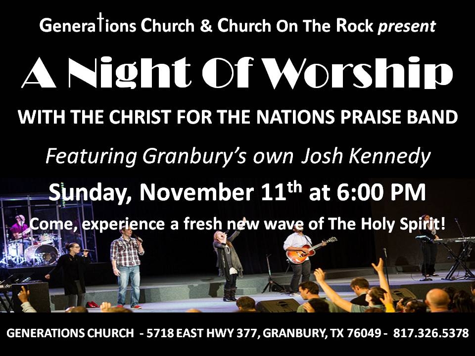 NIGHT OF WORSHIP with Shake Anderson & Gen Praise, Josh Kennedy & his Band from CFNI episode artwork
