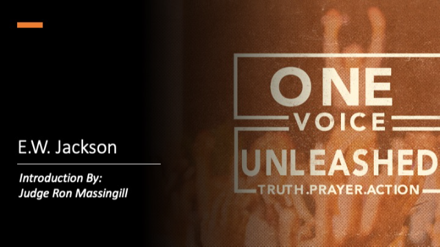 ONE VOICE UNLEASHED - Bishop E. W. Jackson episode artwork