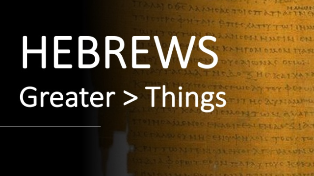 Hebrews 1:1-4 - CHRIST IS GREATER - Gregg Madden  - Audio