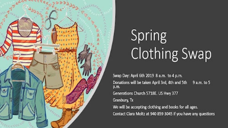 CLOTHING SWAP FAIR - April 6, 2019 episode artwork