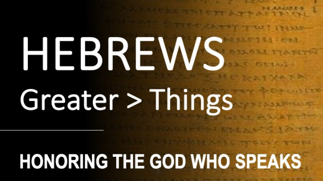 Hebrews 12:18-29 - HONORING THE GOD WHO SPEAKS - Audio
