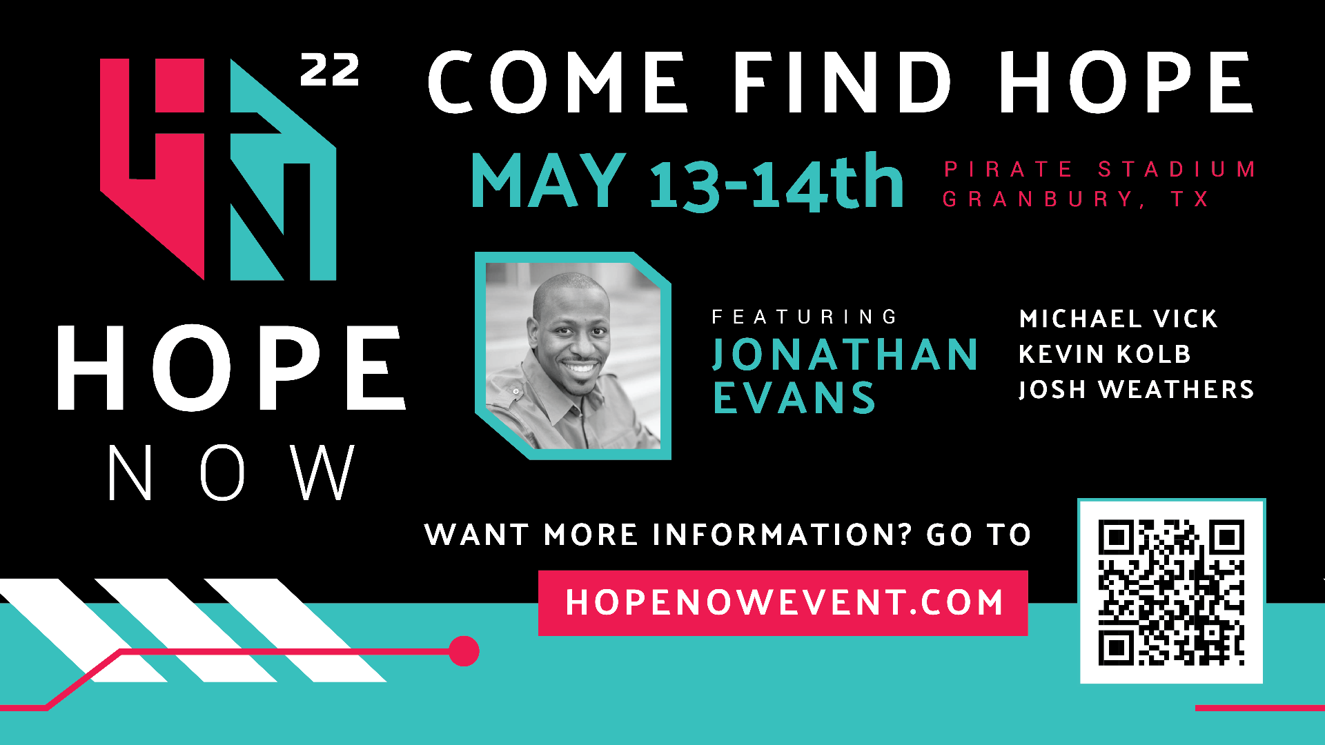 HOPE NOW 22 - Announcement for May 13-14 episode artwork