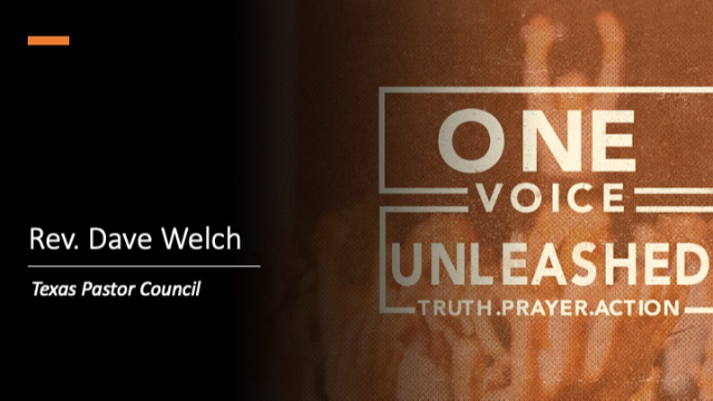 ONE VOICE UNLEASHED - Pastor David Welch episode artwork