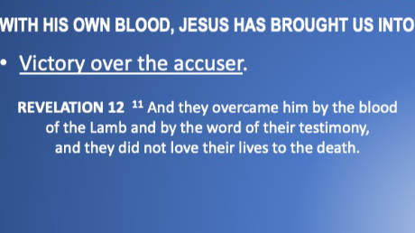 VICTORY OVER THE ACCUSER - Revelation 12:11 - Audio episode artwork