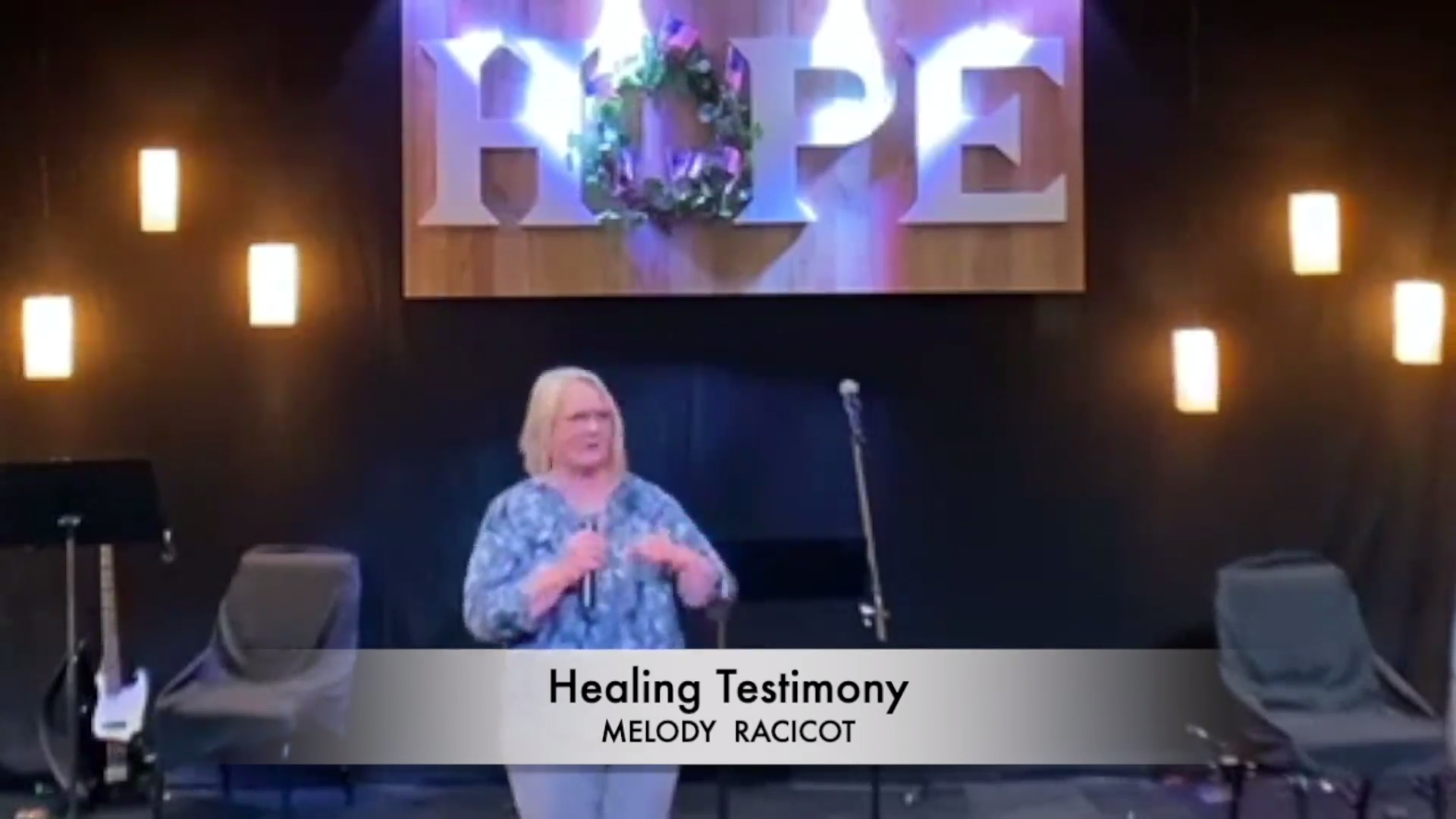 HEALING TESTIMONY - Melody Racicot - Audio