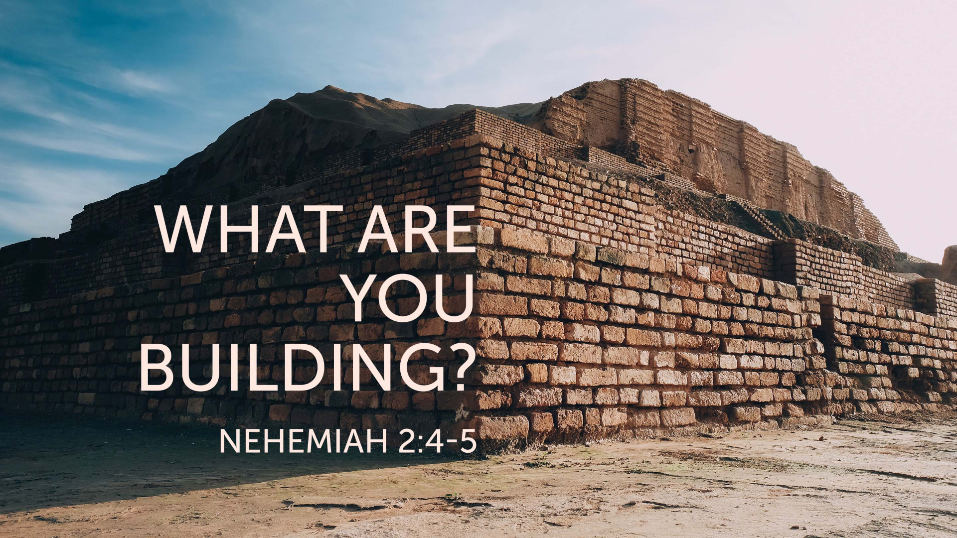 What Are You Building? - Nehemiah 2:4-5 - 06/11/2022 episode artwork