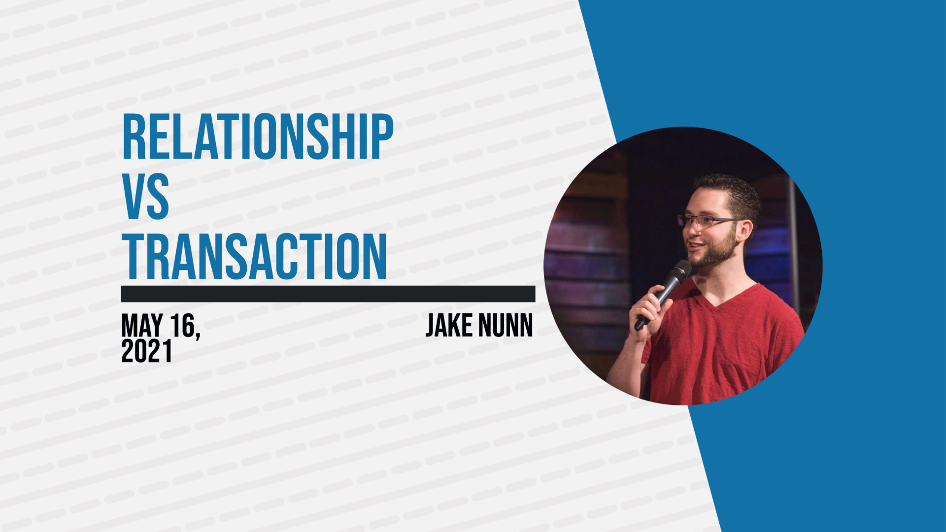 Relationship vs. Transaction - Audio episode artwork