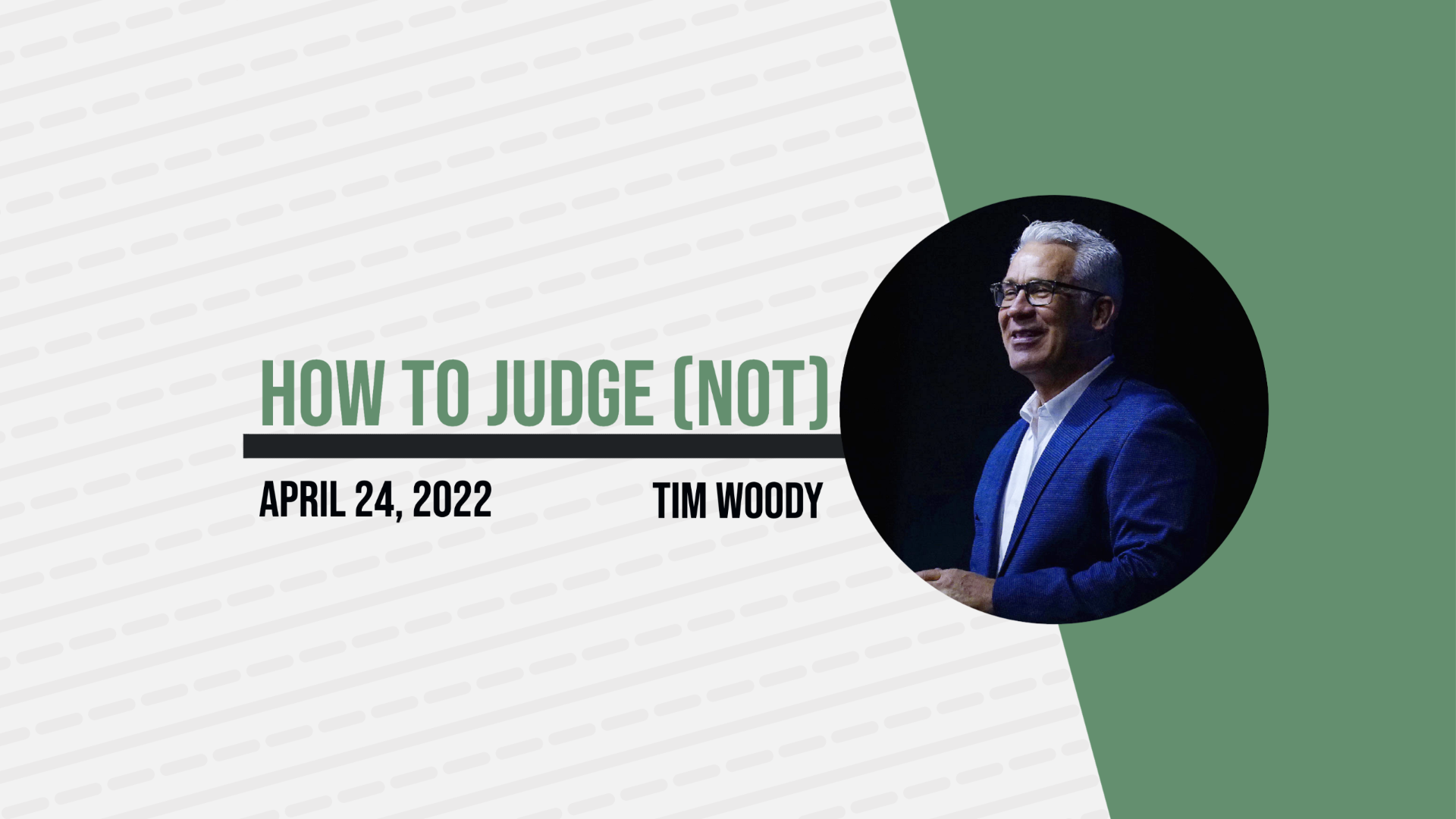 How To Judge (Not) - Audio episode artwork