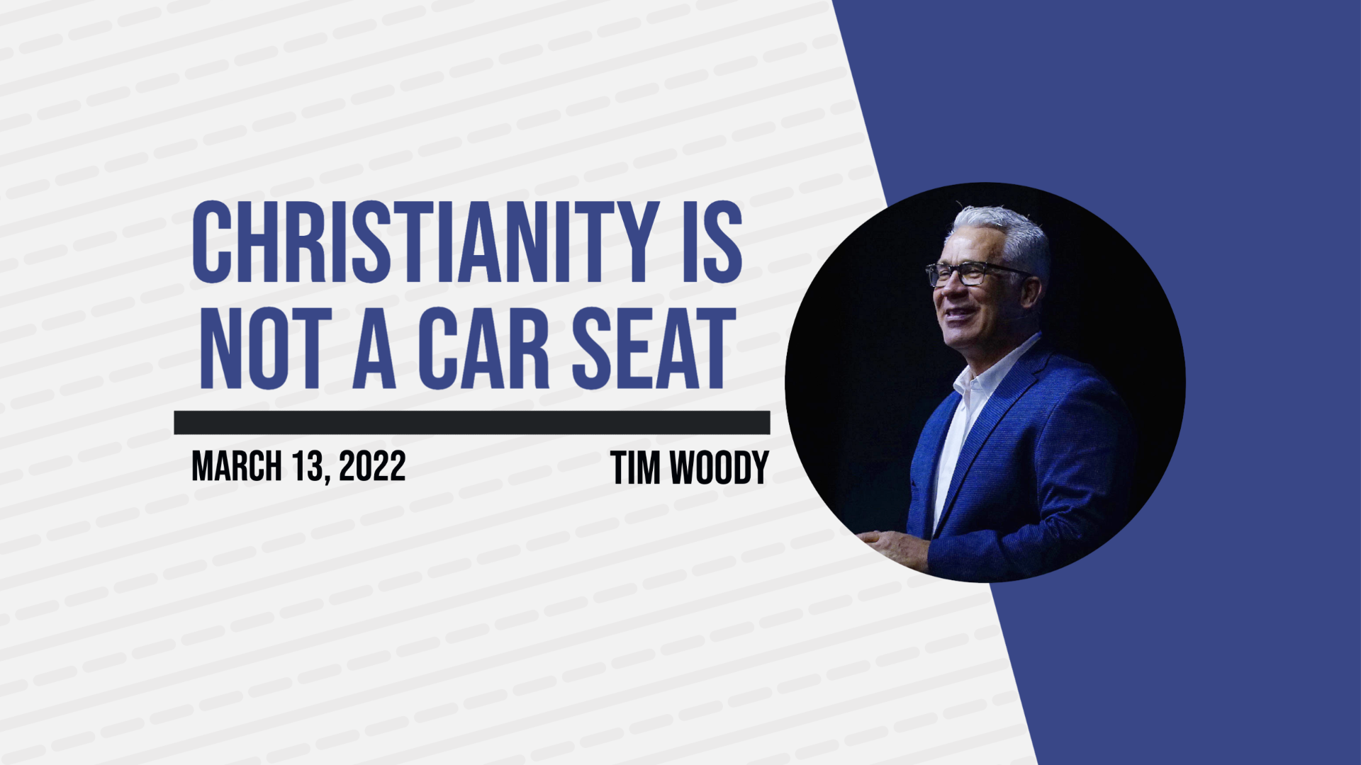 Christianity is NOT a Car Seat - Audio episode artwork