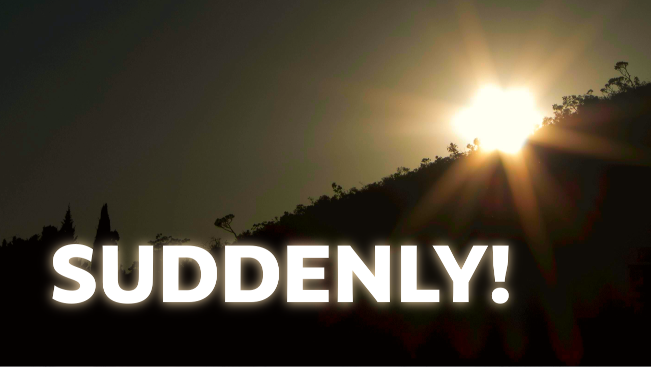 Suddenly! - Audio episode artwork