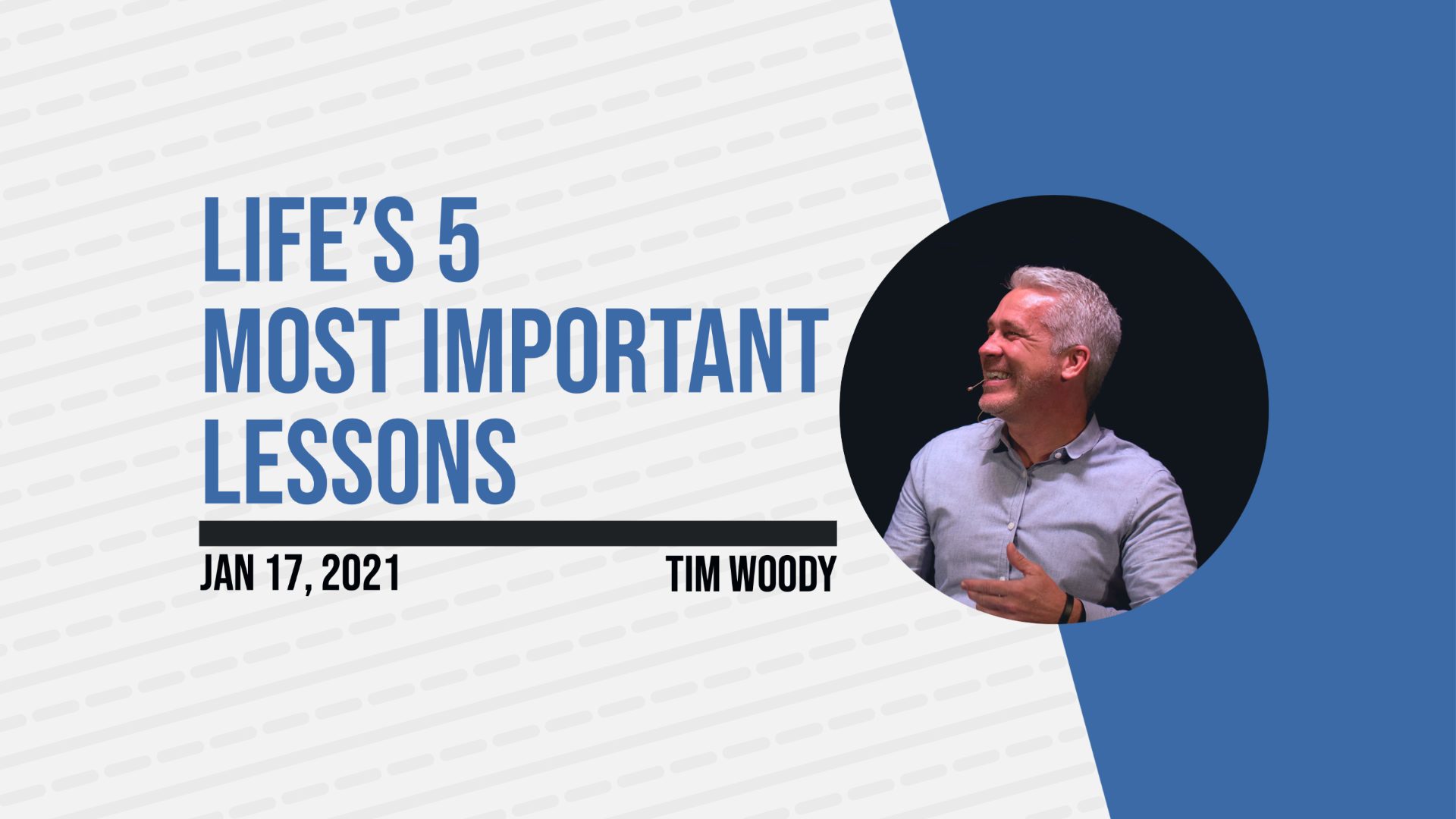Life's FIVE Most Important Lessons - Audio episode artwork