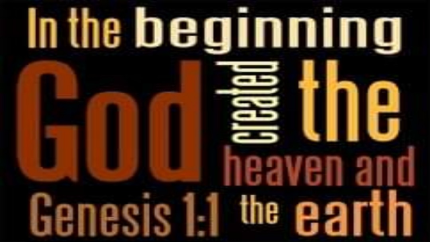 In The Beginning Part 3