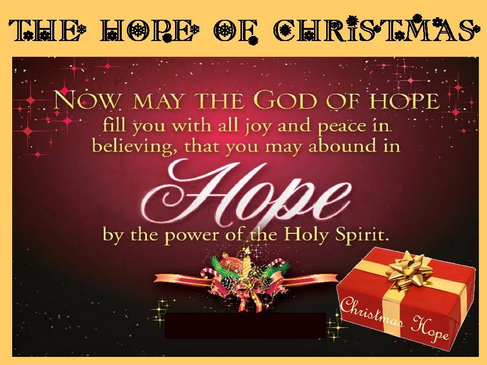 Luke 1 - The Hope of Christmas Part 1
