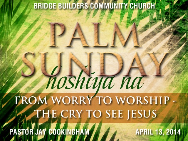 Palm Sunday - From Worry to Worship episode artwork