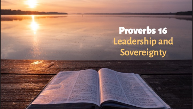 Proverbs 16